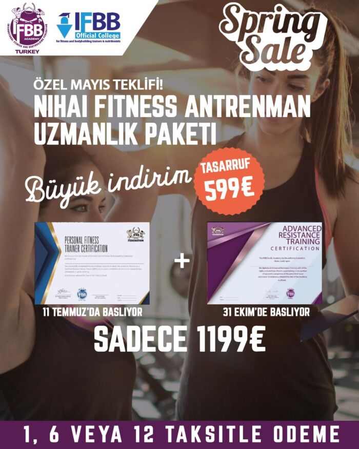 NİHAİ FITNESS ANTRENMAN UZMANLIK PAKETİ