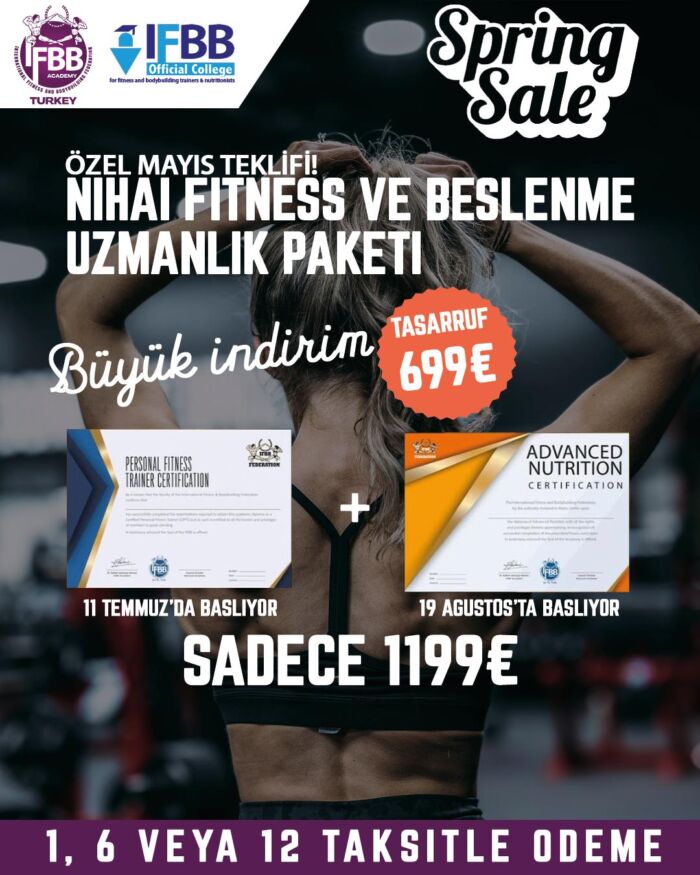 NİHAİ FITNESS VE BESLENME UZMANLIK PAKETİ